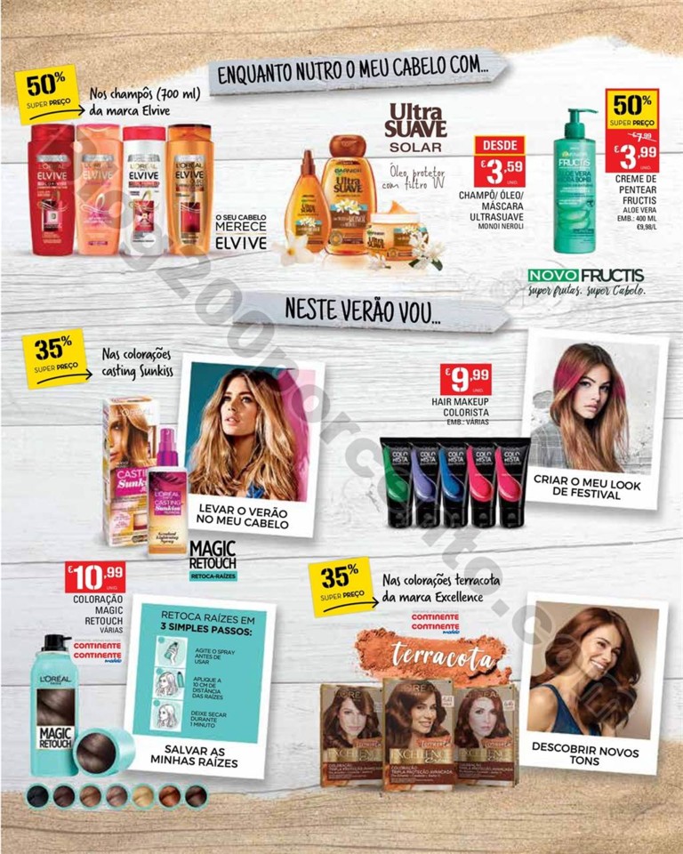 Antevisão Folheto CONTINENTE Beleza Verão Promo