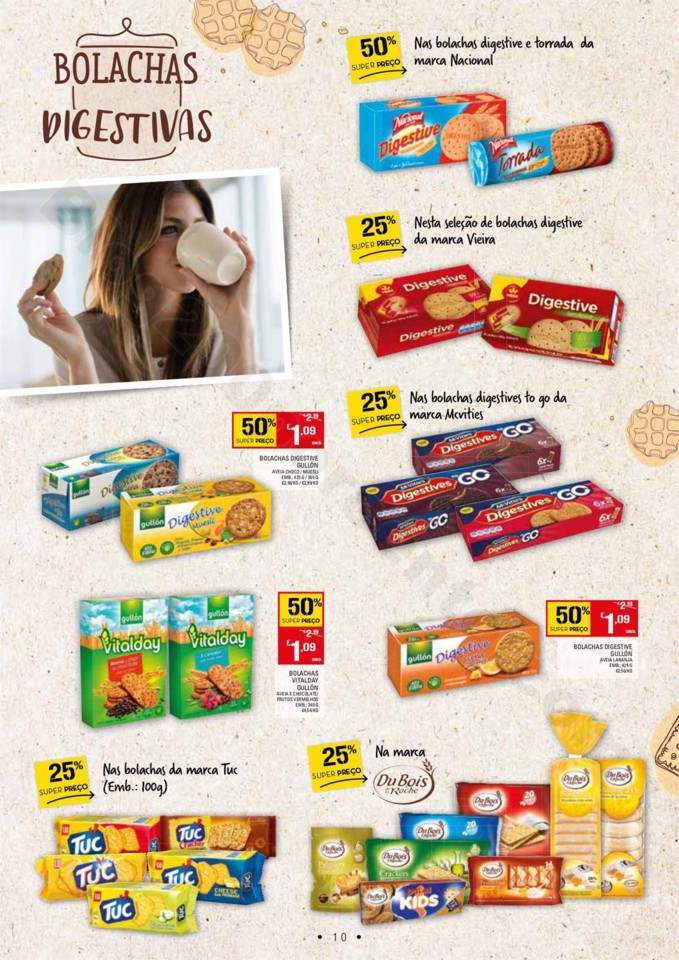 Antevisão Folheto CONTINENTE Biscoitos e Bolachas