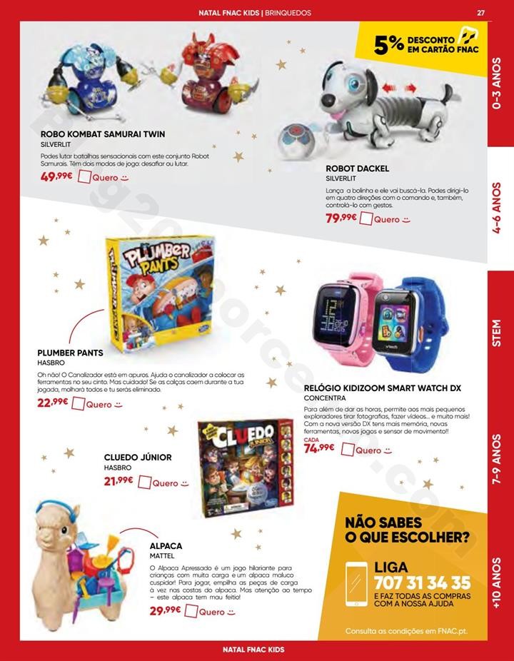 Antevisão Folheto Natal FNAC Kids promoções at