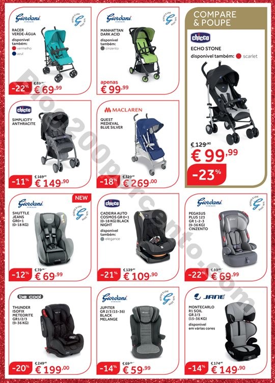 Antevisão Folheto Prénatal promoções de 29 nov