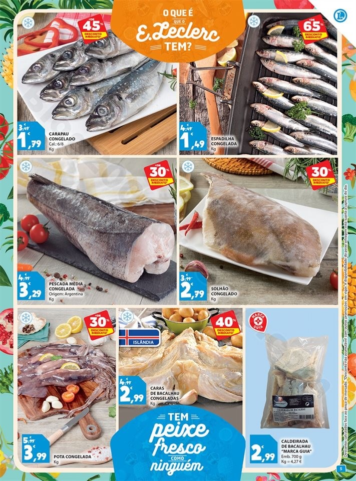 Antevisão Folheto E-LECLERC Promoções de 17 a 2