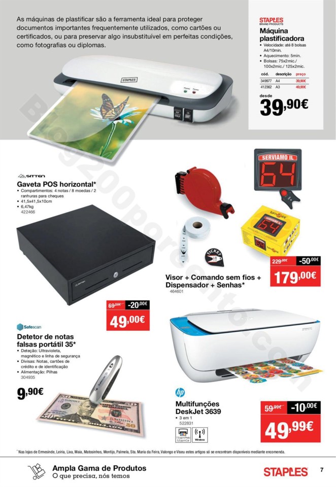 Antevisão Folheto STAPLES Promoções de 2 a 17 a