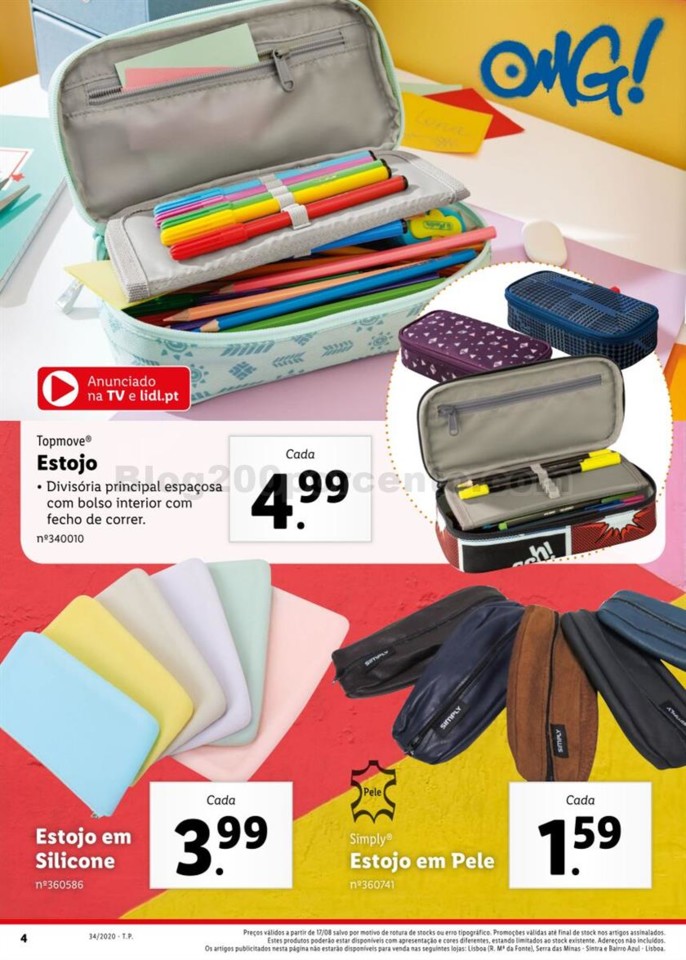 Antevisão Folheto LIDL Regresso às Aulas Promoç