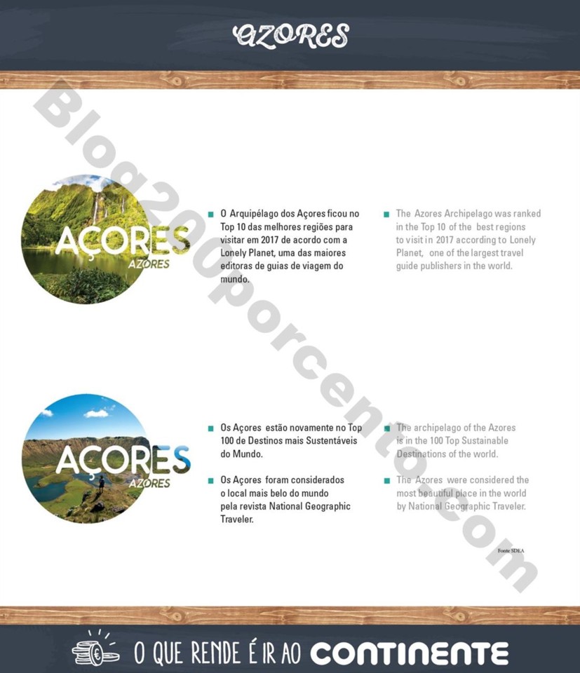 Novo Folheto CONTINENTE Feira Açores Promoções 