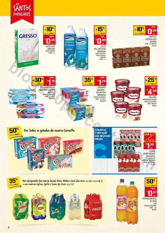 Antevisão Folheto CONTINENTE Fim de semana de 9 a