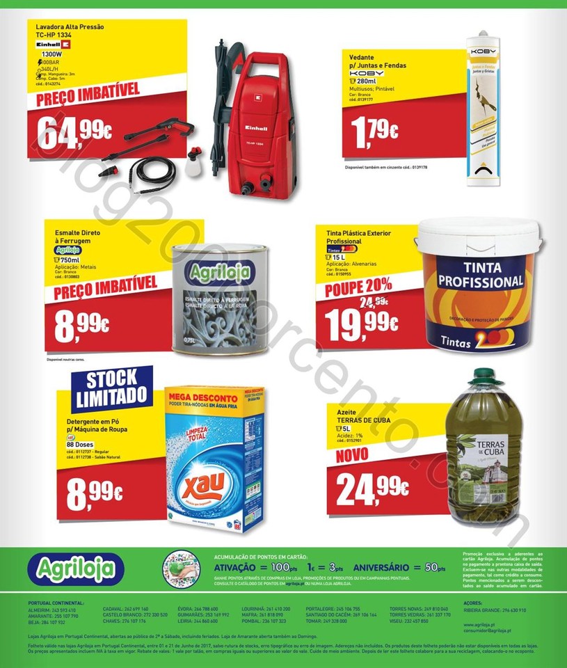 Antevisão Folheto AGRILOJA Promoções de 1 a 21 