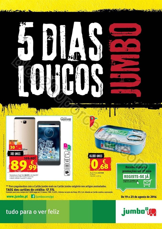 Antevisão Folheto JUMBO 5 dias loucos promoções