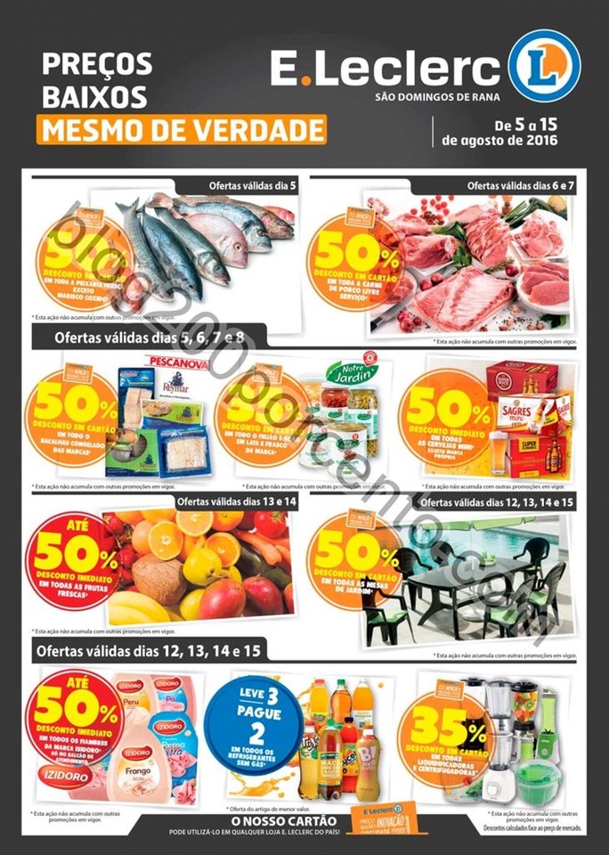 Novo Folheto E-LECLERC Rana promoções de 5 a 15 
