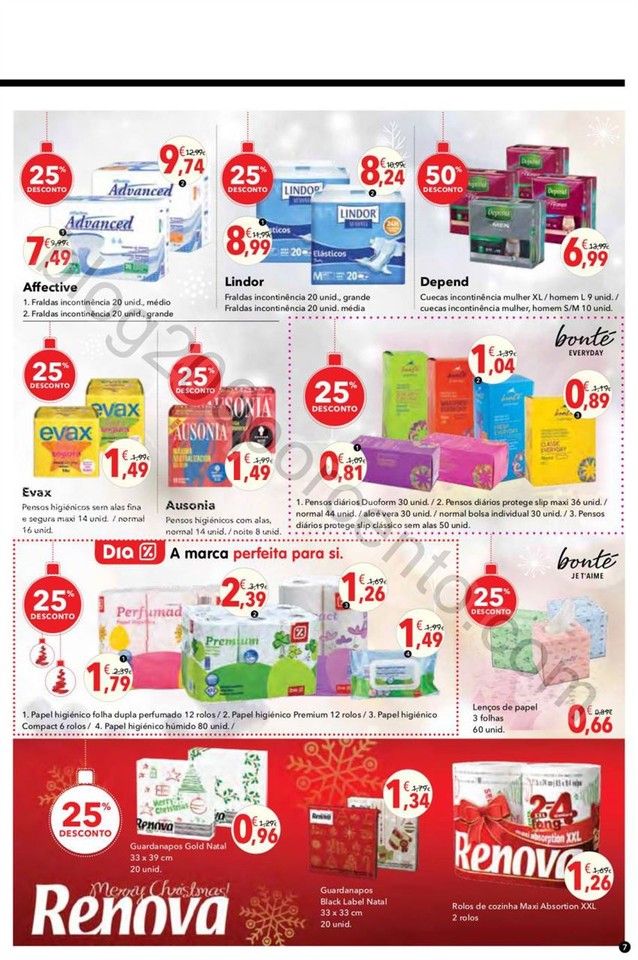 Antevisão Folheto CLAREL Natal promoções de 24 
