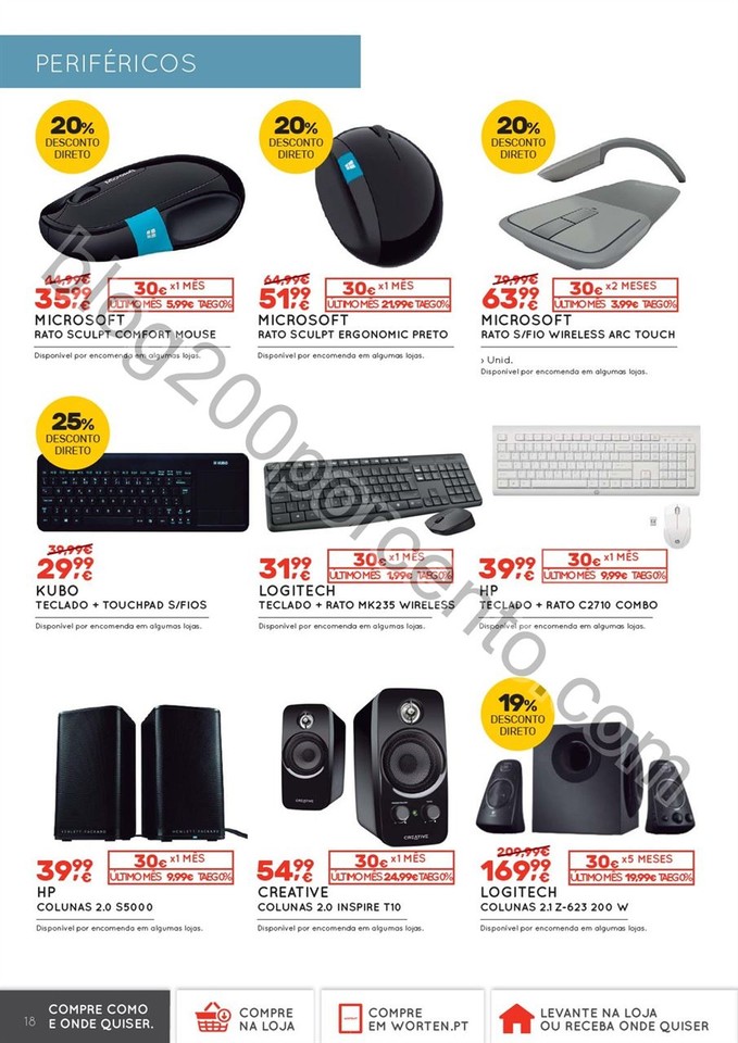 Novo Folheto WORTEN Tecnologia promoções de 6 a 