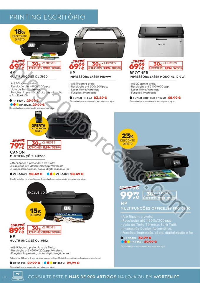 Novo Folheto WORTEN Tecnologia promoções de 6 a 