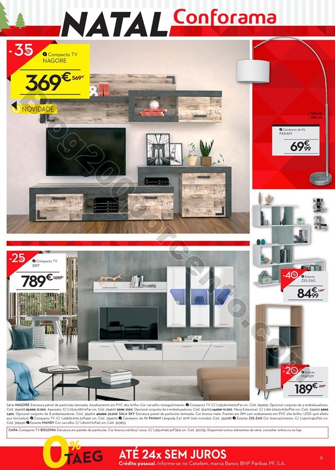 Antevisão Folheto CONFORAMA Natal promoções at