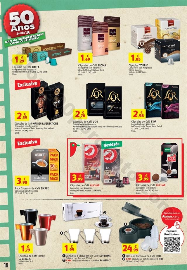 Antevisão Folheto JUMBO 50º Aniversário Promoç