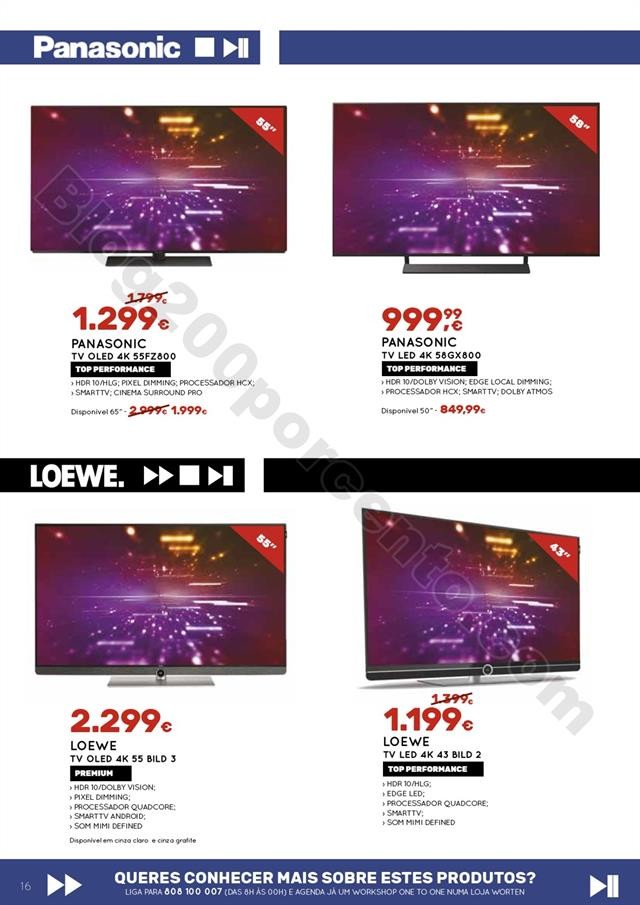 Antevisão Folheto WORTEN Especial Tv &amp; Audiio Pro