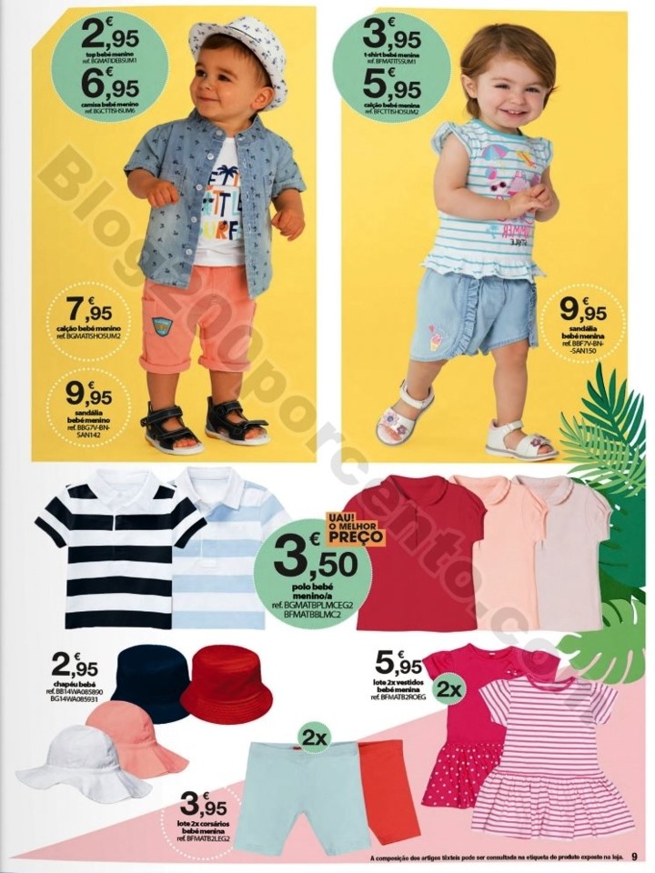 Antevisão Folheto E-LECLERC Moda Verão promoçõ