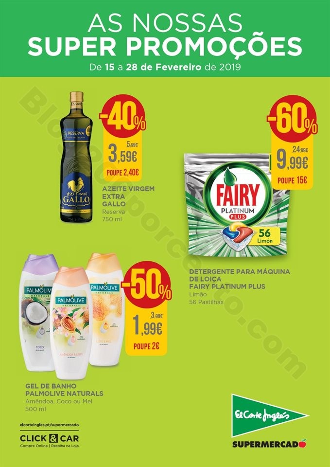 Antevisão Folheto EL CORTE INGLÉS Promoções de