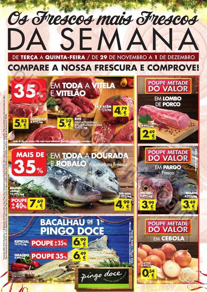 Antevisão Folheto PINGO DOCE Frescos promoções 
