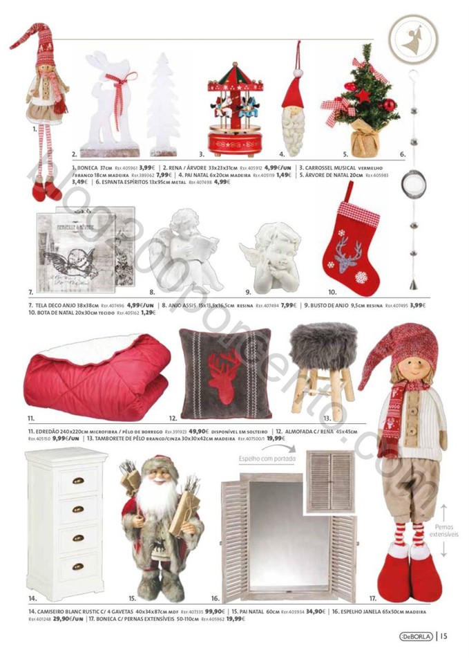 Antevisão Folheto DEBORLA Natal promoções de 5 