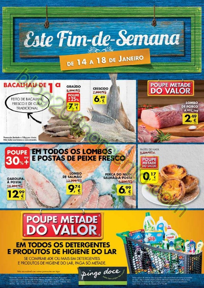 Antevisão Folheto PINGO DOCE Fim de semana de 14 