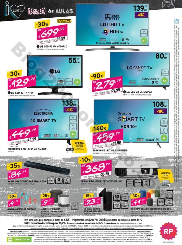 Antevisão Folheto RADIO POPULAR Promoções de 21