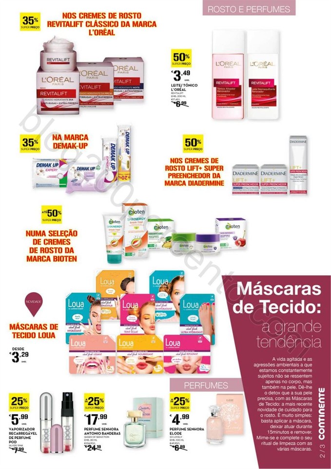 Antevisão Folheto CONTINENTE Beleza promoções d