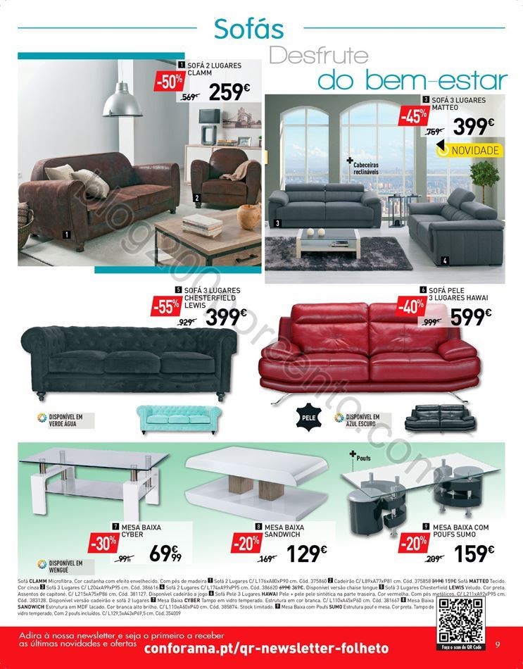 Antevisão Folheto CONFORAMA Promoções de 18 mai