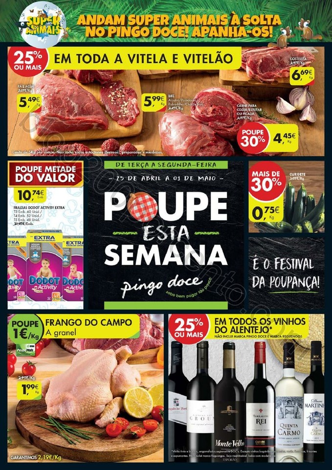 Antevisão Folheto PINGO DOCE Promoções de 25 ab