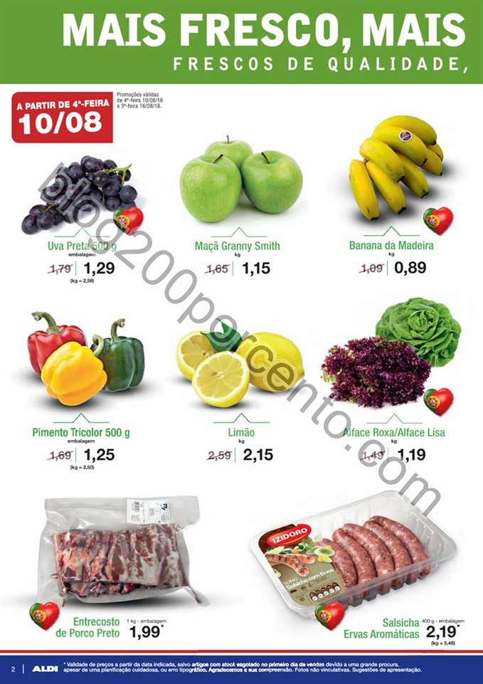 Antevisão Folheto ALDI Promoções a partir de 10