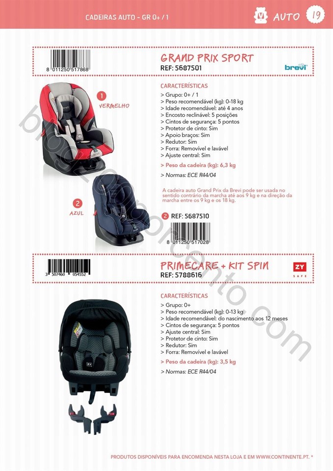 Catálogo técnico puericultura CONTINENTE Promoç