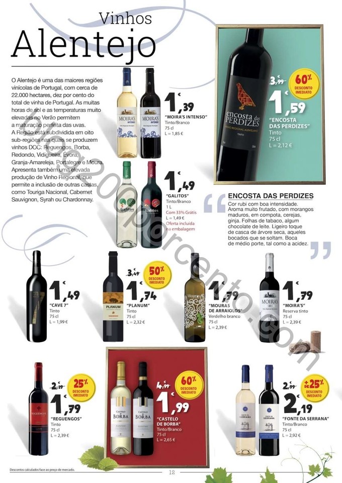 Antevisão Folheto E-LECLERC Vinhos promoções de