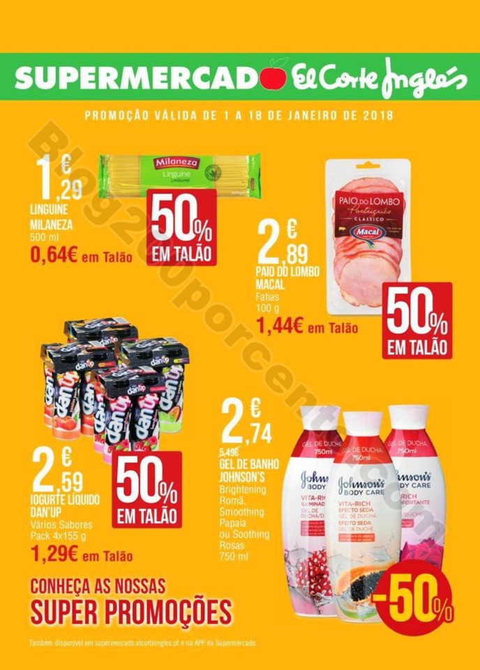 Antevisão Folheto EL CORTE INGLÉS Promoções de