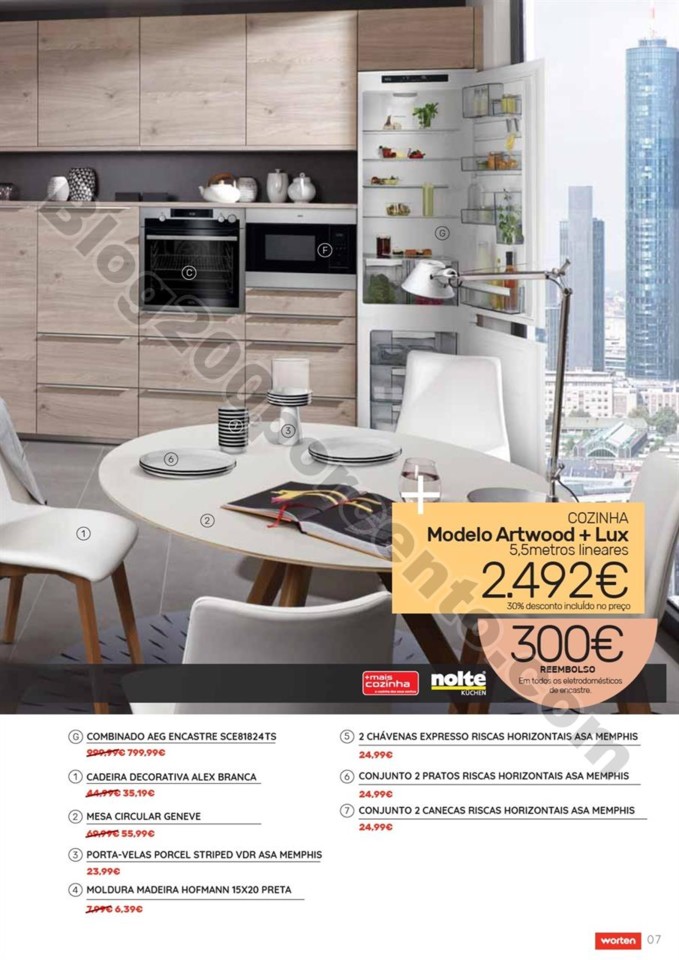 Antevisão Folheto WORTEN cozinhas promoções de 