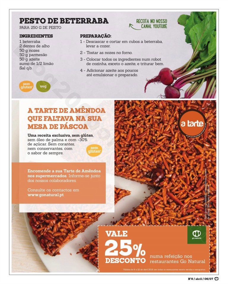 Antevisão Folheto GO NATURAL Promoções de 9 a 2
