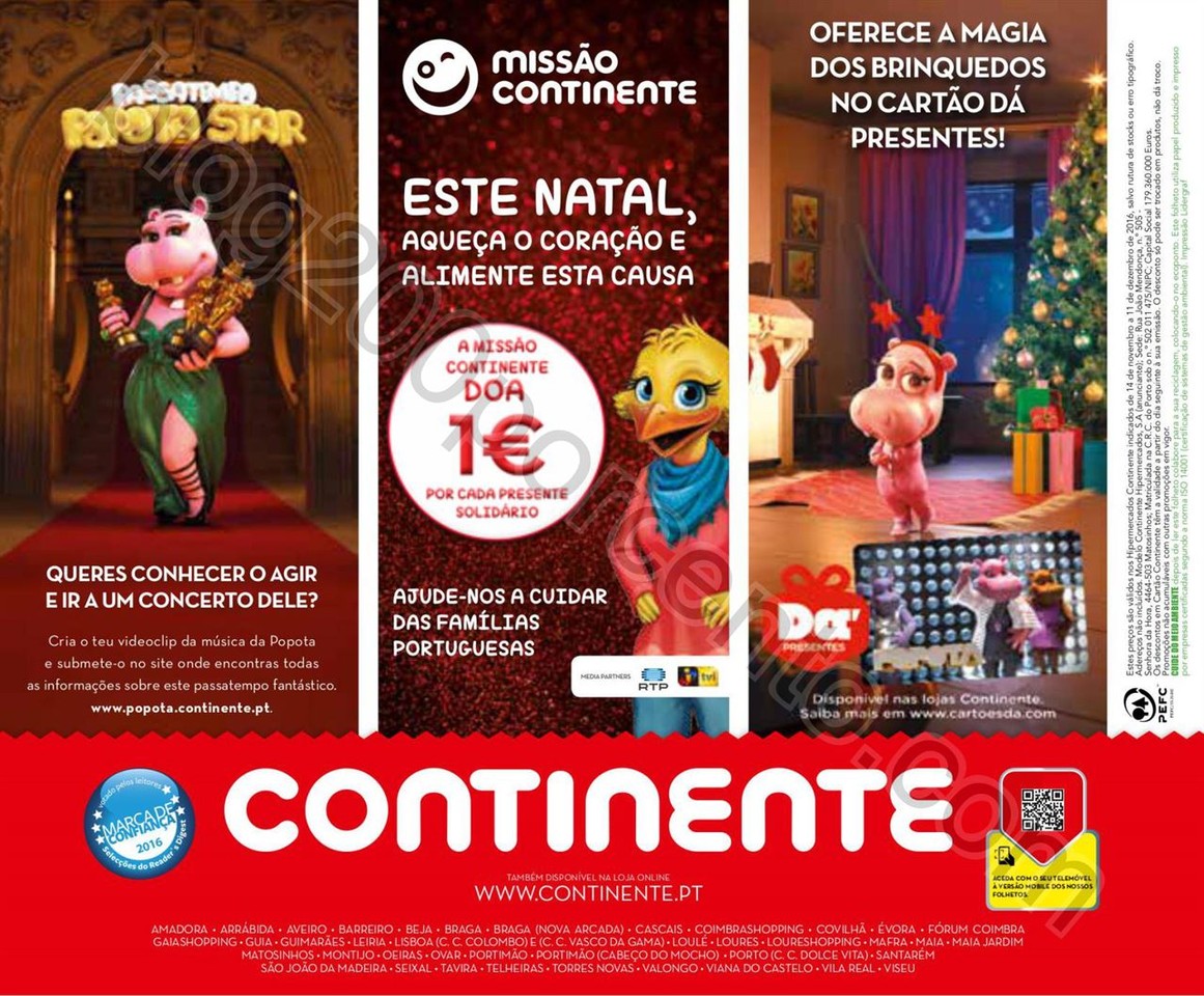 Catálogo Brinquedos CONTINENTE Promoções de 14 