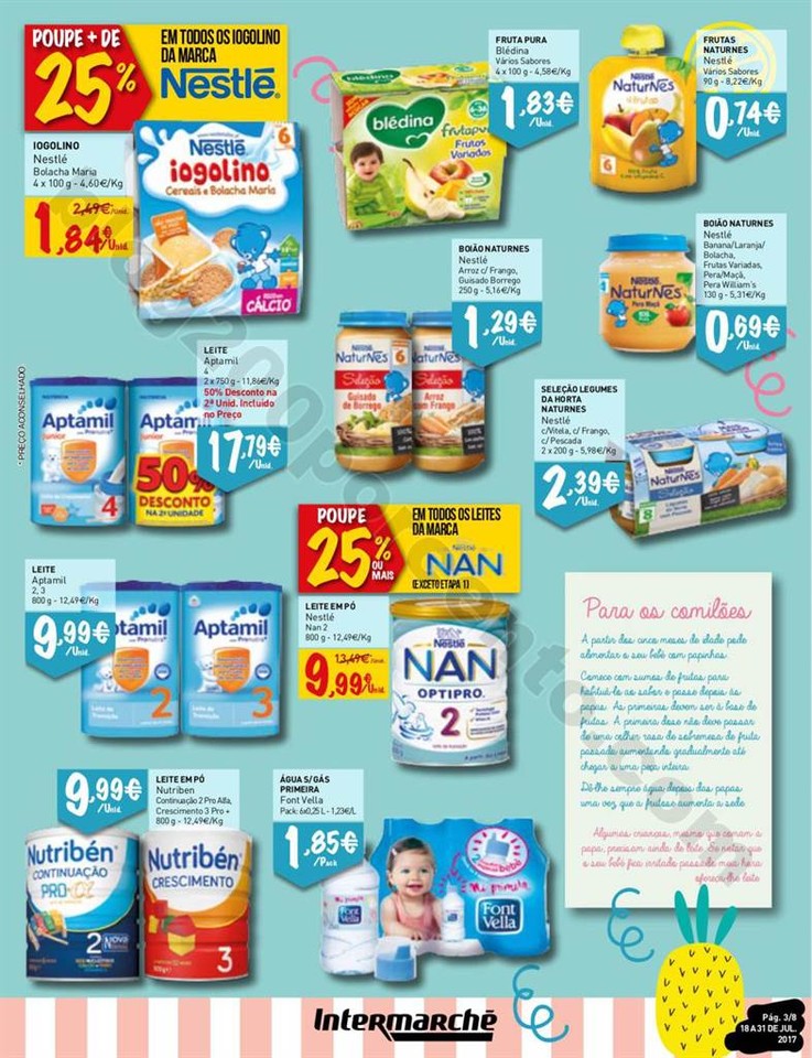 Antevisão Folheto Extra INTERMARCHÉ Bebé promo