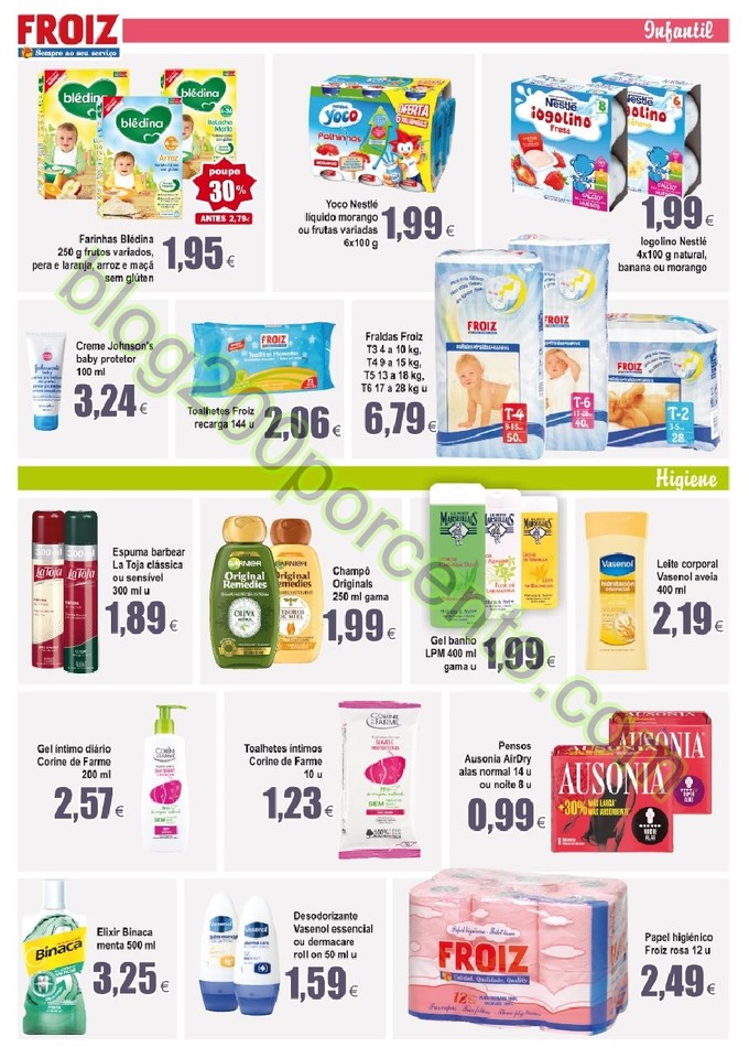 Novo Folheto FROIZ Promoções até 29 março p11.