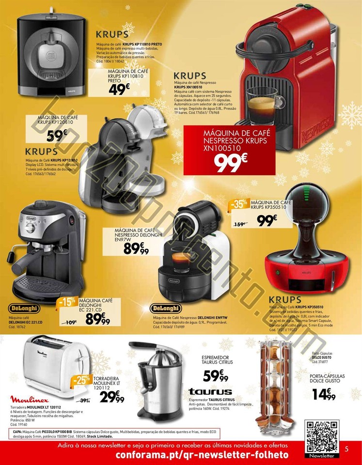 Novo Folheto CONFORAMA Natal de 17 a 31 dezembro p