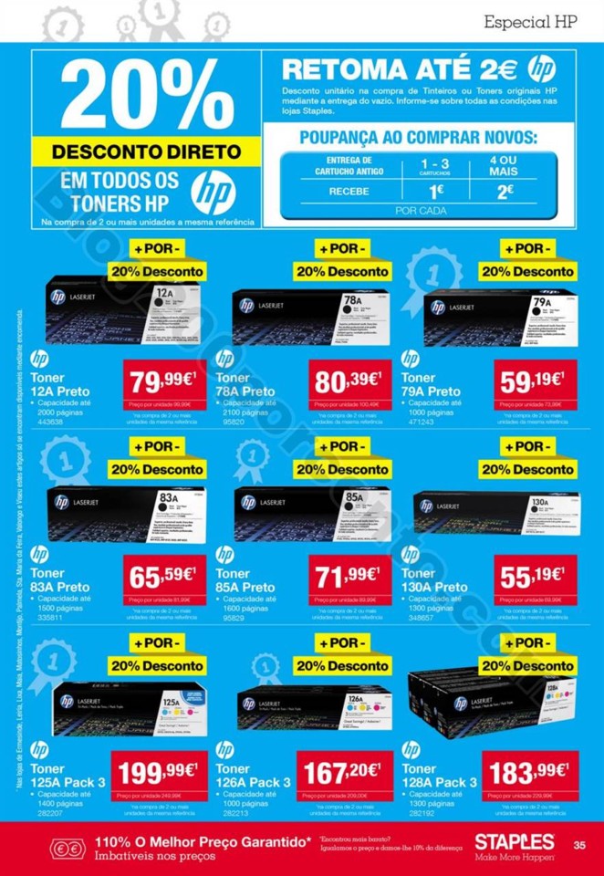 Antevisão Folheto STAPLES Promoções de 2 a 16 j