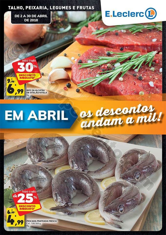 Antevisão Folheto E-LECLERC Frescos promoções d