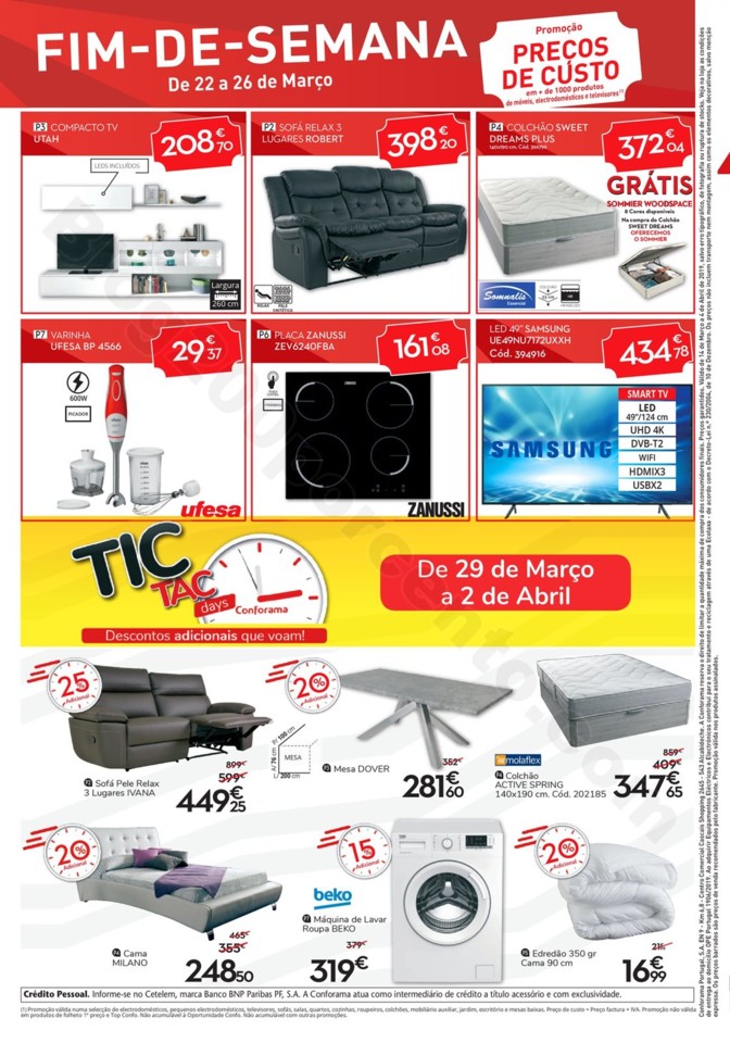 Antevisão Folheto CONFORAMA Promoções de 14 mar