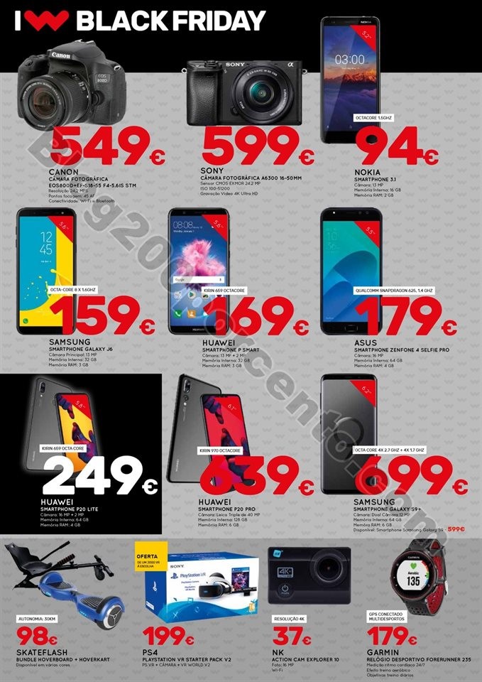 Antevisão Folheto WORTEN Black Friday promoções