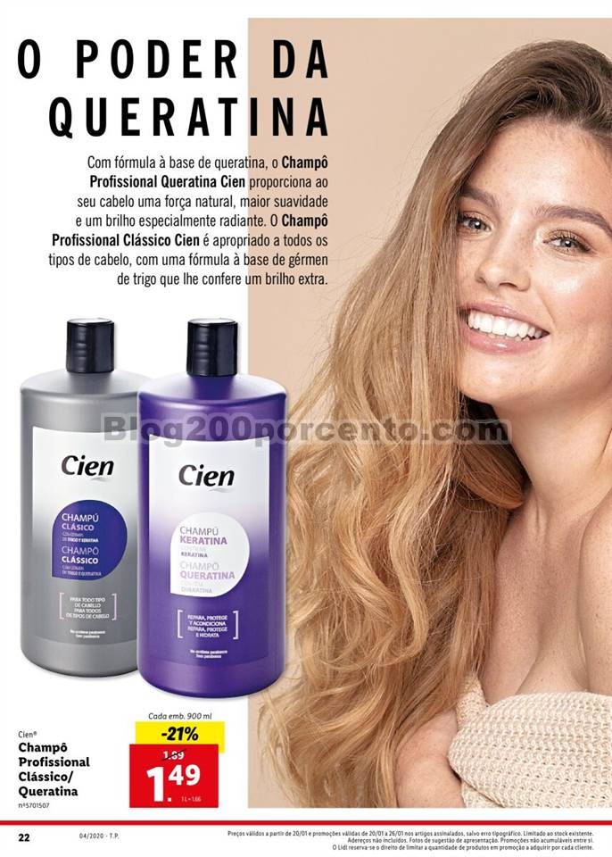 Antevisão Folheto LIDL Beleza Promoções de 20 a
