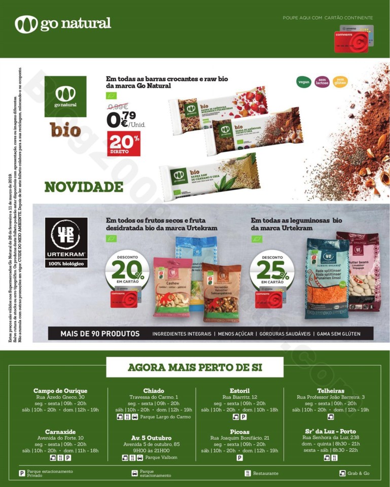 Antevisão Folheto GO NATURAL Promoções de 12 a 