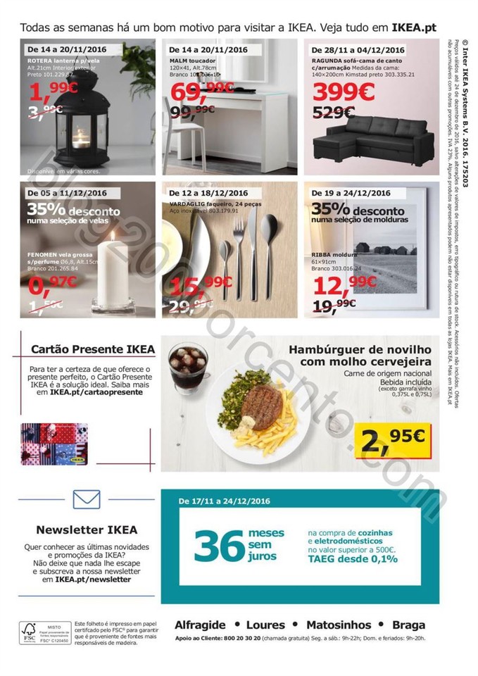 Antevisão Folheto IKEA Cozinhas Natal promoções
