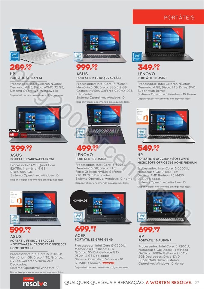 Antevisão Folheto WORTEN Natal de 30 novembro a 2