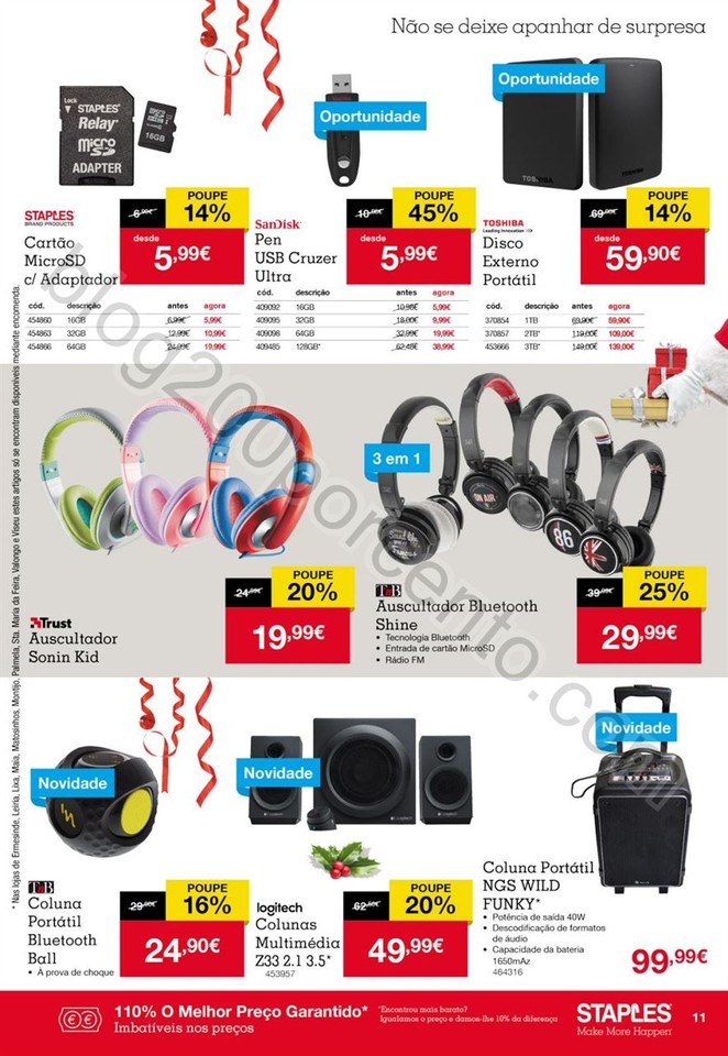 Antevisão Folheto STAPLES Promoções de 28 novem