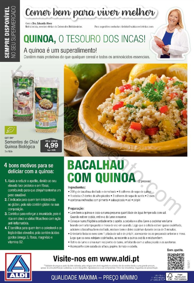 Antevisão Folheto ALDI Promoções a partir de 3 