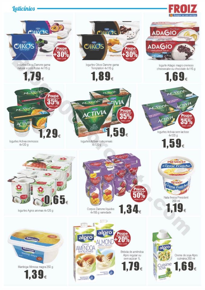 Antevisão Folheto FROIZ Promoções de 26 abril a