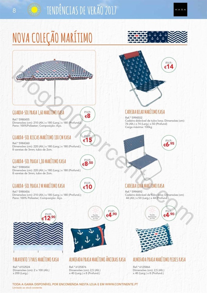 Novo Folheto CONTINENTE Ar Livre até 15 agosto p8