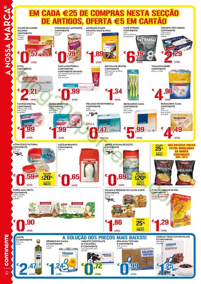 Antevisão Folheto CONTINENTE promoções de 29 ma
